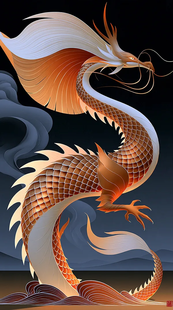 亢 Neck — I Ching Oracle card artwork