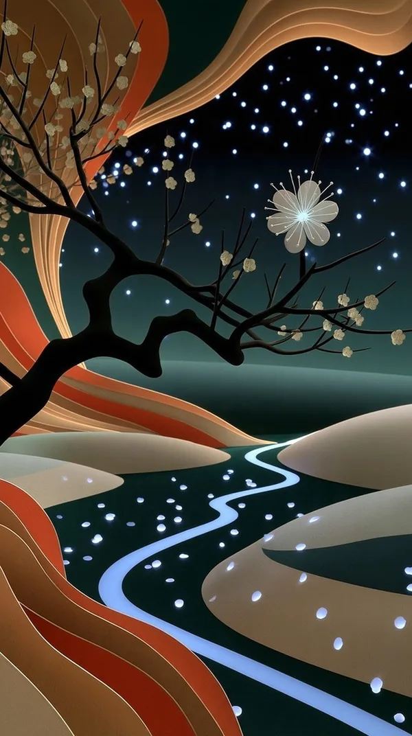 立春 Beginning of Spring — I Ching Oracle card artwork