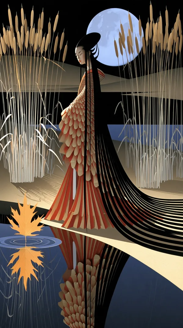 立秋 Beginning of Autumn — I Ching Oracle card artwork