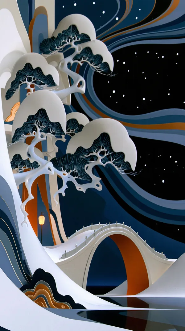 大雪 Major Snow — I Ching Oracle card artwork